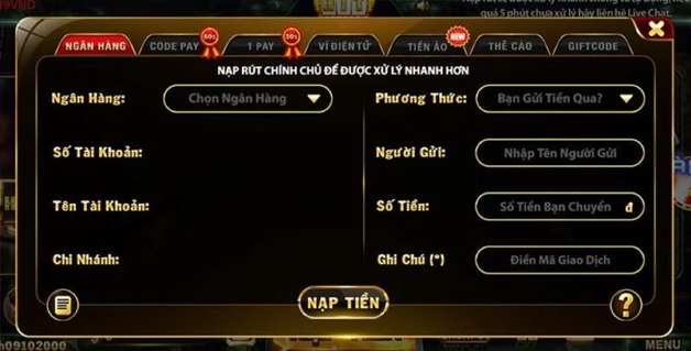 Hướng dẫn nạp tiền Hit Club chi tiết cho tân thủ